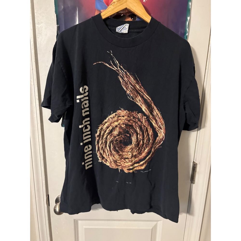 Vintage 1995 Nine Inch Nails Further Down The Spiral Shirt XL All Sport NIN TEE
